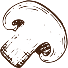 Ícone cogumelo pequeno